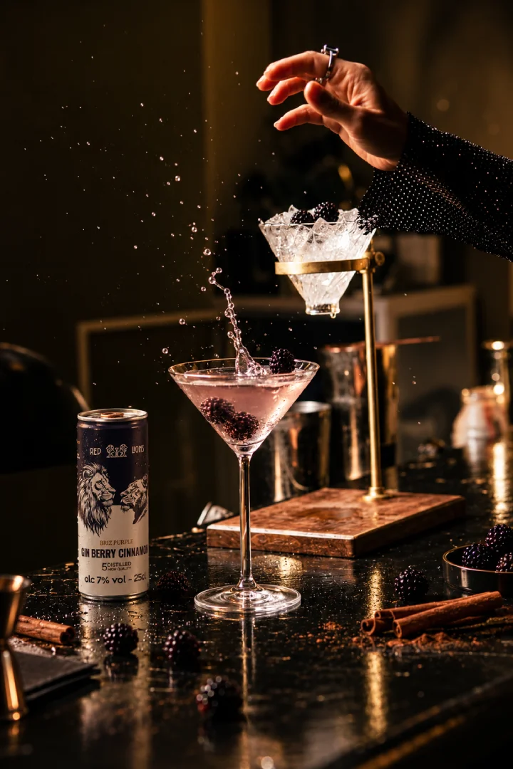 briz drinks-sirviendo berry cinnamon